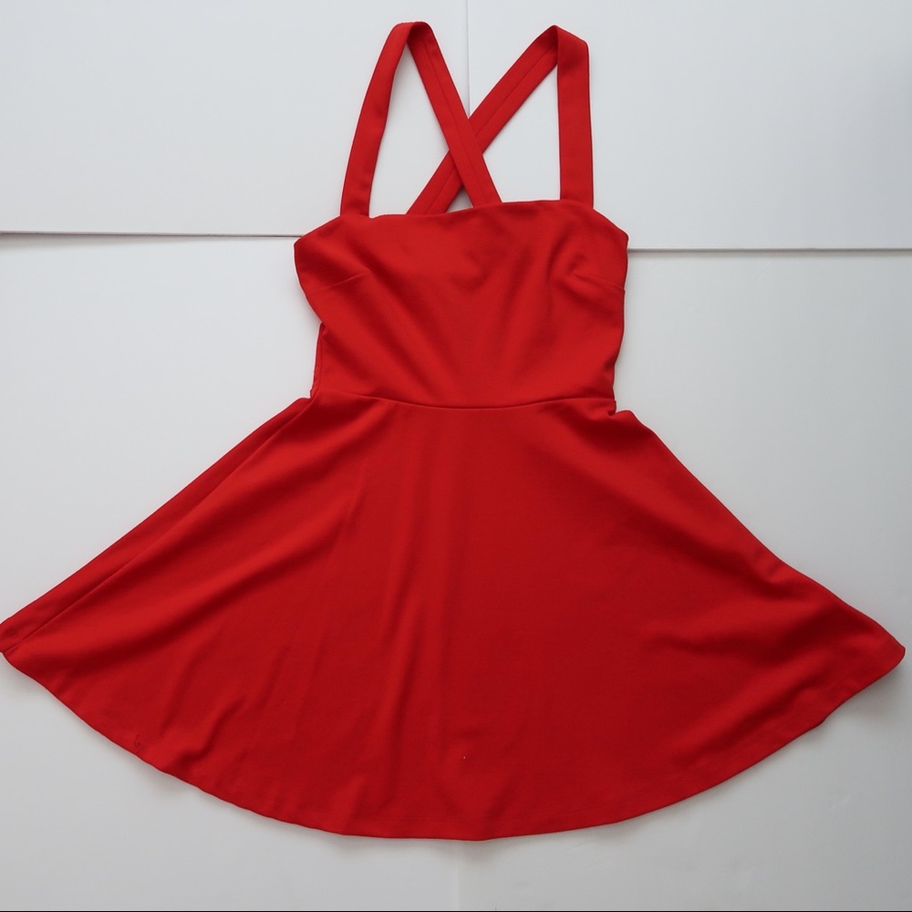 Forever 21 Red Skater Dress